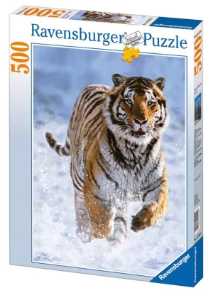 Puzzle – Ravensburger – 500p – Tigre dans la neige