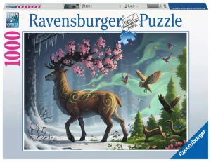 Puzzle – Ravensburger – 1000p – Le cerf du Printemps