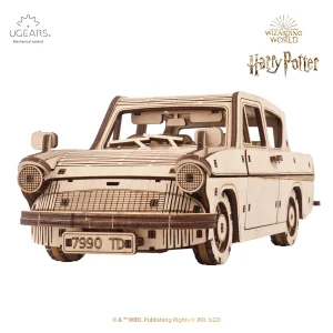 Maquette – Bois – Ugears – Harry Potter – La voiture volante Anglia