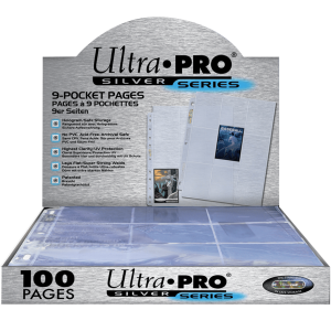Ultra Pro – Feuilles de Classeur Silver (100)