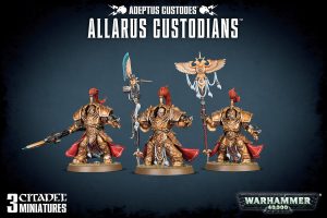 Warhammer 40 000 – Adeptus Custodes – Allarus Custodians